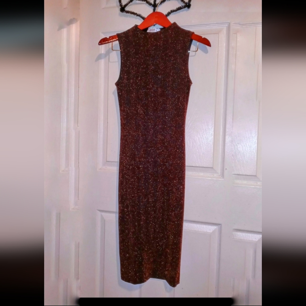 Copper sheath dress